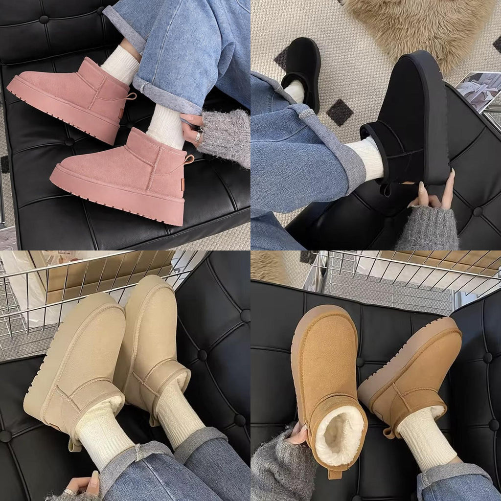 Pantufla Bota Larga con Chiporro — Mujer